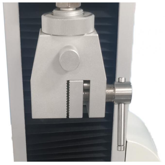 UP-2000 90° Peel Strength Tester close-up view of peel fixture and sample mounting
