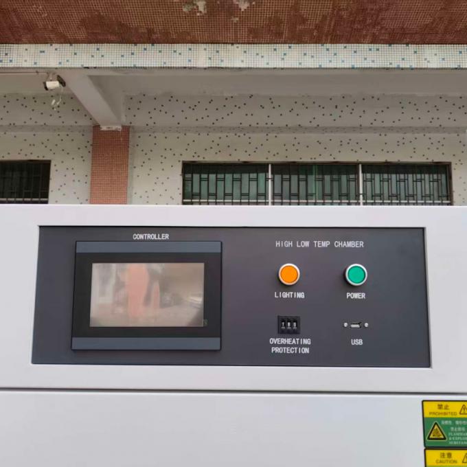 Temperatureâ€‘humidity control capability range chart for UPâ€‘6195 environmental test chamber