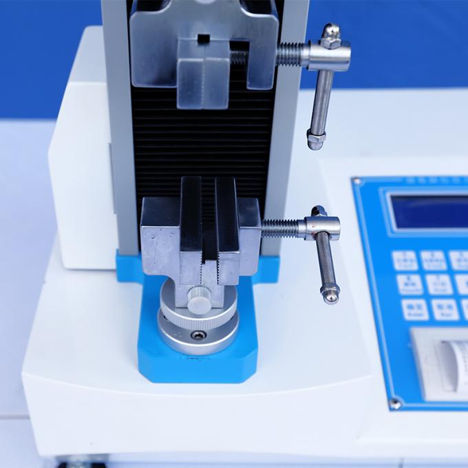 Tape and protective film peel tester with anti-adhesive side action grips for ASTM D3330 180° and 90° peel tests