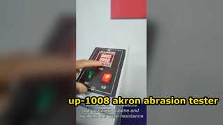 Akron abrasiont tester operation video
